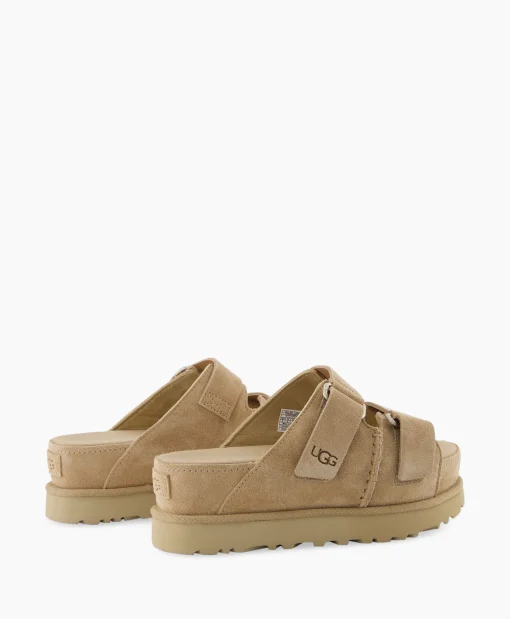 Ugg Sandaal Zonder Hak W Goldenstar Hi Slide Beige