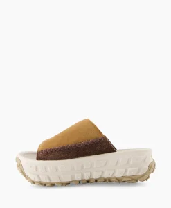 Ugg Sandaal Zonder Hak W Venture Daze Slide Licht Bruin
