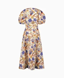 Ulla Johnson Midi Jurk Carina Oranje