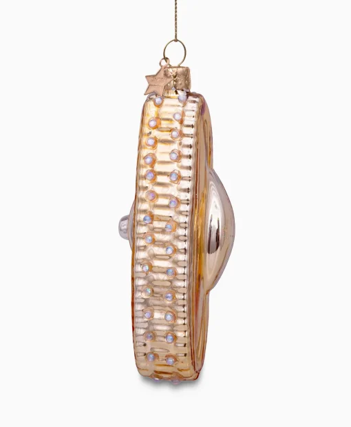 Vondels Vondels Kerstbal Horloge Goud