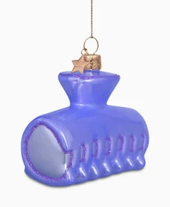 Vondels Vondels Kerstbal Haarklem Paars