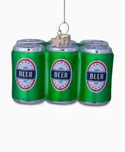Vondels Vondels Kerstbal Sixpack Bier Groen