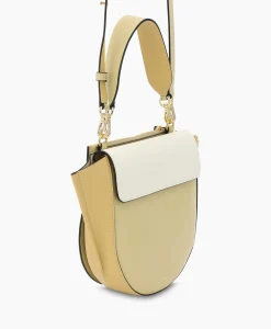 Wandler Crossbody Tas Hortensia Medium Beige