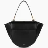 Wandler Crossbody Tas Hortensia Medium Zwart