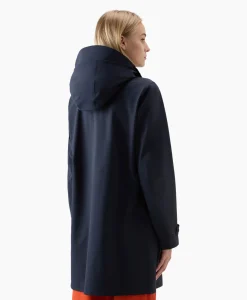 Woolrich Parka High Tech Bonded Donker Blauw