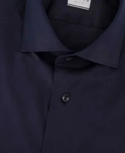 Xacus Tailor Fit Shirt Donker Blauw