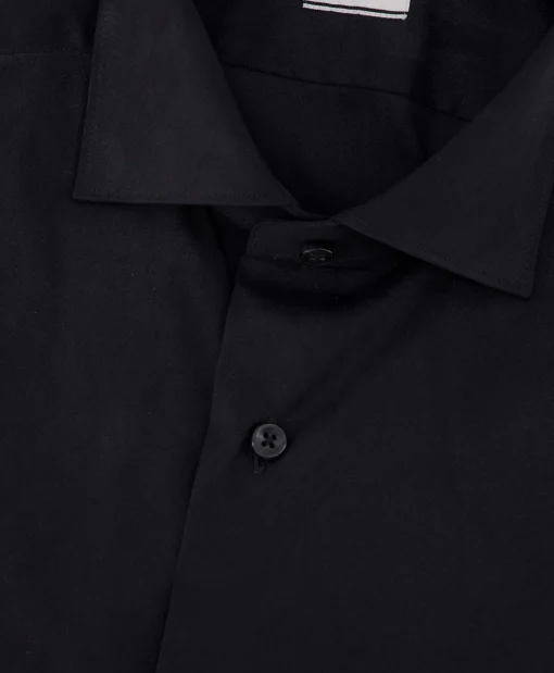 Xacus Tailor Fit Shirt Zwart
