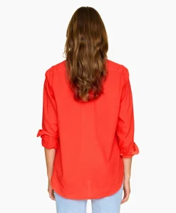 Xirena Blouse Beau Rood