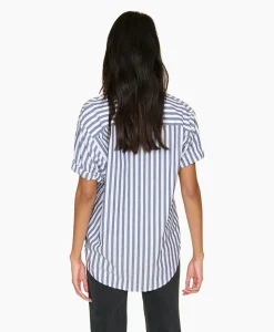 Xirena Blouse Channing Donker Blauw