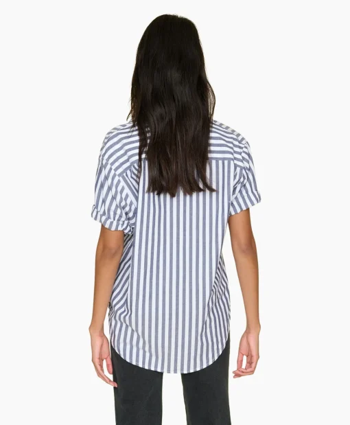 Xirena Blouse Channing Donker Blauw