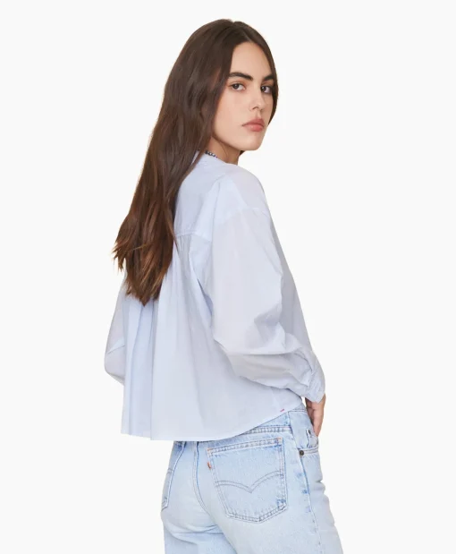 Xirena Blouse Dawson Licht Blauw