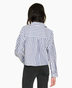Xirena Blouse Morgan Donker Blauw
