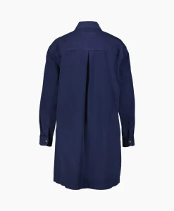 Xirena Mini Jurk Keegan Twill Blauw