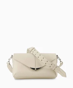Zadig & Voltaire Crossbody Tas Borderline Daily Grained Leath Ecru