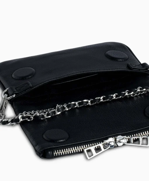 Zadig & Voltaire Crossbody Tas Rock Nano Plumetis Zwart