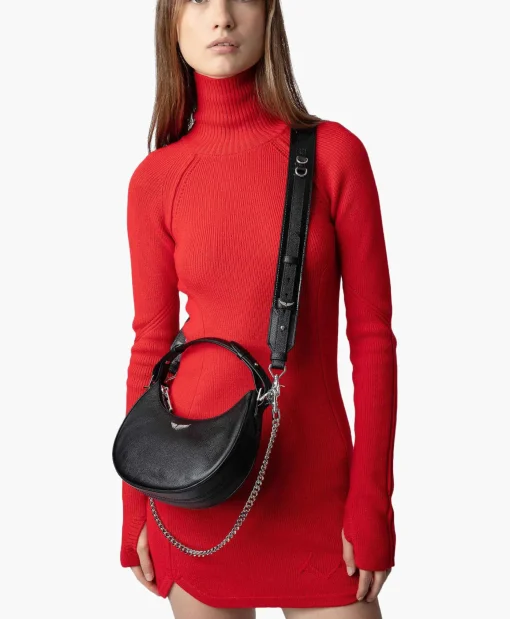 Zadig & Voltaire Riem Strap Adjustable Glossy Wild Zwart