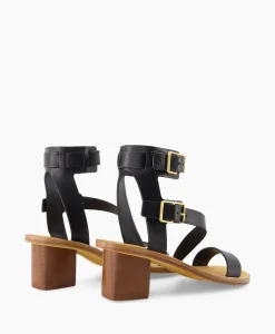 Zadig & Voltaire Sandaal Met Hak Cecilia Caprese Sandal Leather Zwart