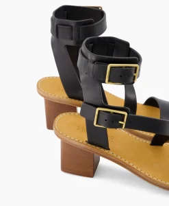 Zadig & Voltaire Sandaal Met Hak Cecilia Caprese Sandal Leather Zwart