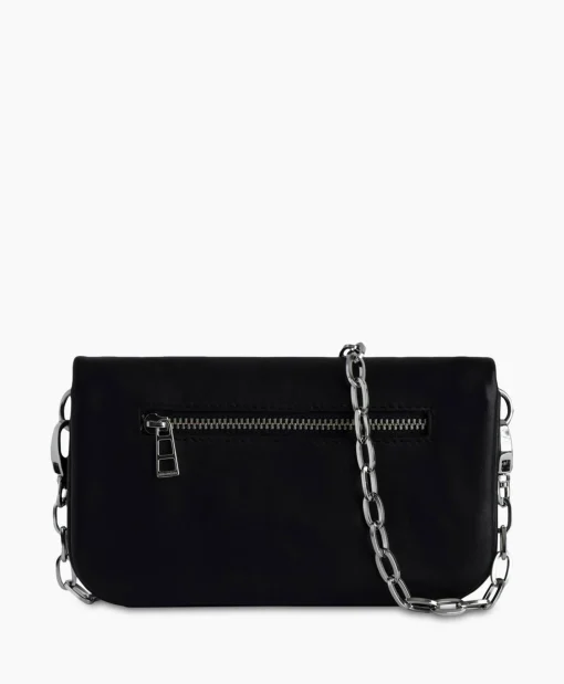 Zadig & Voltaire Schouder / Hand Tas Rock Eternal Smooth Calfskin Zwart