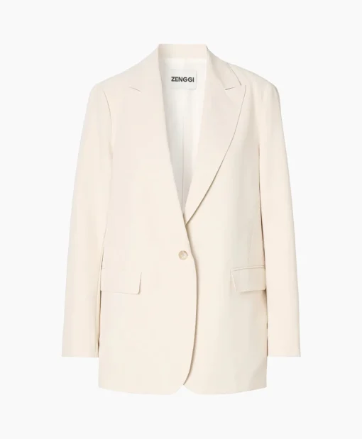 Zenggi Blazer Cool Panama Off White
