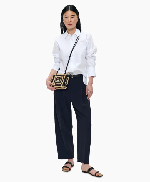 Zenggi Blouse Boyfriend Wit