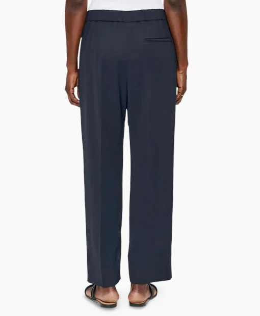 Zenggi Chino Japanese Crepe Relaxed Donker Blauw