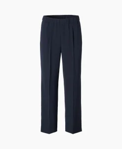 Zenggi Chino Japanese Crepe Relaxed Donker Blauw