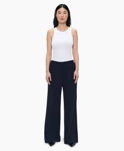 Zenggi Pantalon Techno Silk Donker Blauw