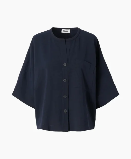 Zenggi Tuniek Easy Top Donker Blauw